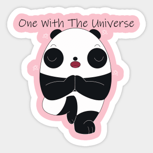 Panda Yoga Sticker